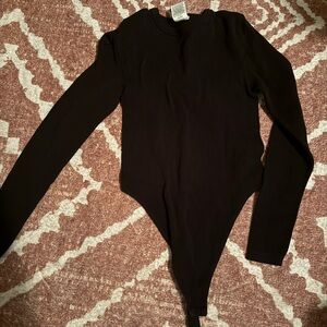 No Boundaries Black Long Sleeve Kids Bodysuit